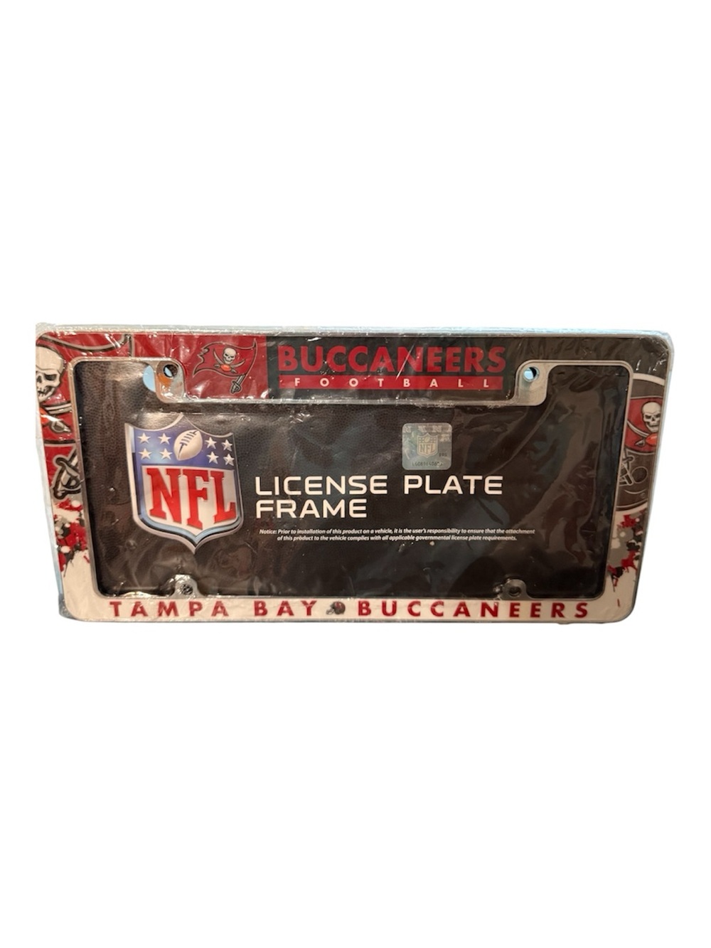 Tampa Bay Buccaneers NFL License Plate Frame New Officially Licensed